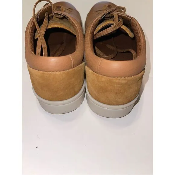 Collection By Clarks Mens Cambro Lace Brown Leather Tennis Shoes Sz 10 A20