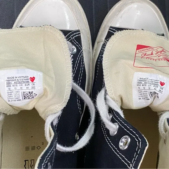 Commes de Garçons High Top Chucks • M10 / W12
