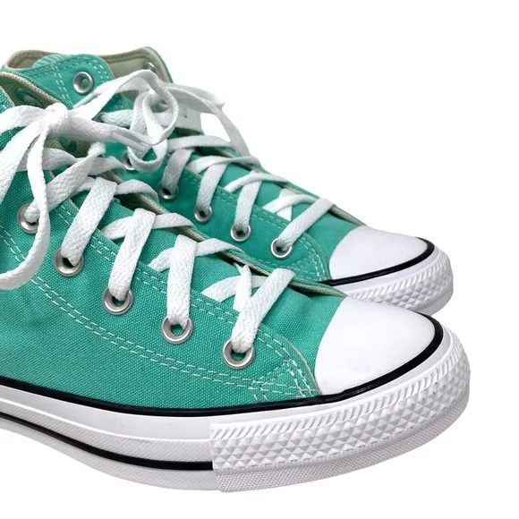 Converse Ctas High Top Women's Shoes Canvas Green Sneakers Skateboarding A03796F