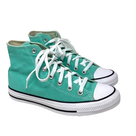 Converse Ctas High Top Women's Shoes Canvas Green Sneakers Skateboarding A03796F