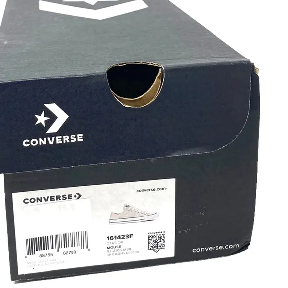 Converse Ctas OX Low Top Shoes Skate Women's Size Sneakers Mouse Canvas 161423F