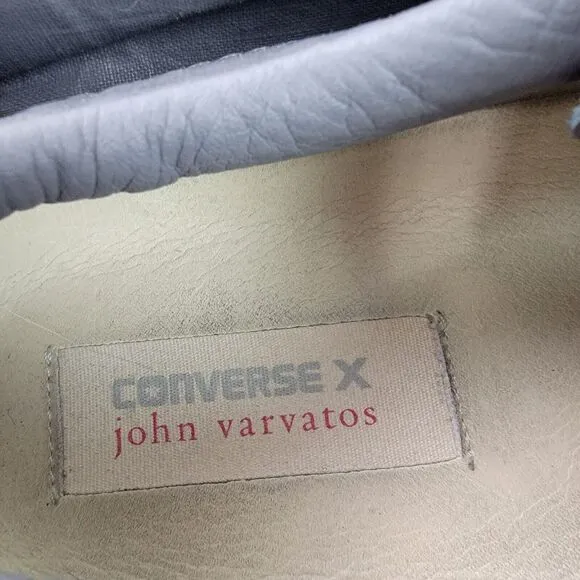 Converse John Varvatos men’s size 11.5 gray sneakers tennis shoes Chuck Taylor