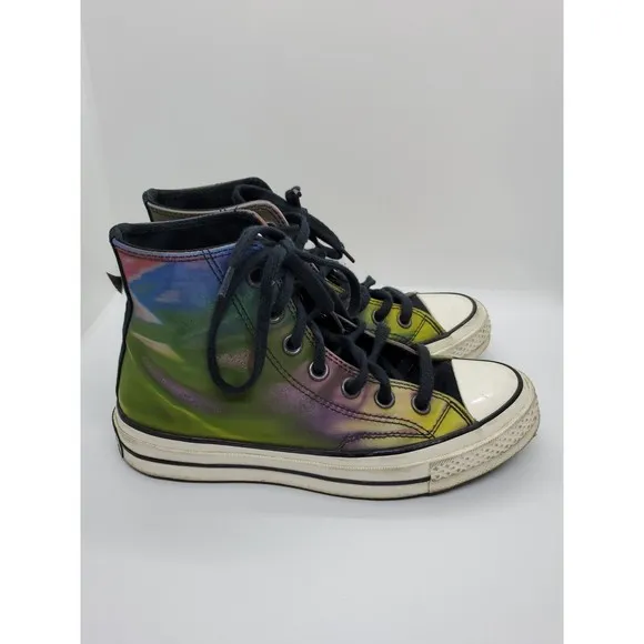 Converse Mens Chuck 70 High Top Iridescent Holo Vinyl 170495C Mens US 3