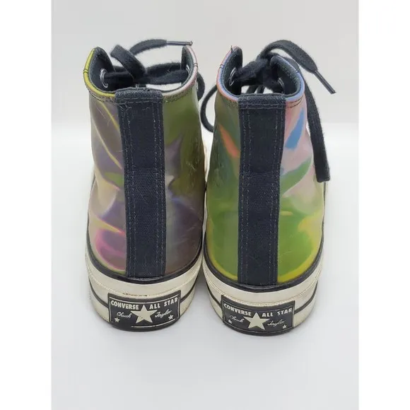 Converse Mens Chuck 70 High Top Iridescent Holo Vinyl 170495C Mens US 3