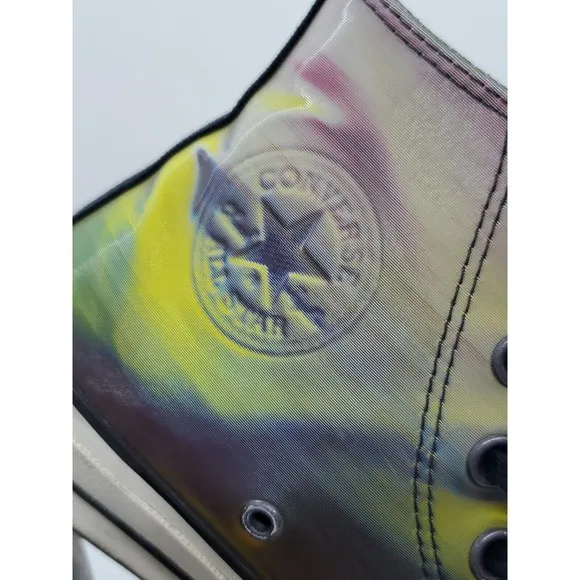 Converse Mens Chuck 70 High Top Iridescent Holo Vinyl 170495C Mens US 3