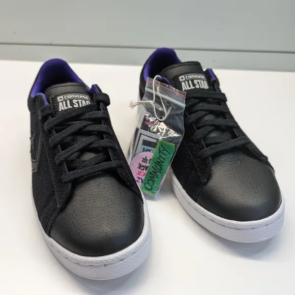 Converse Pro Leather Low It's Possible A01649C Black Tennis shoes size Women's 7