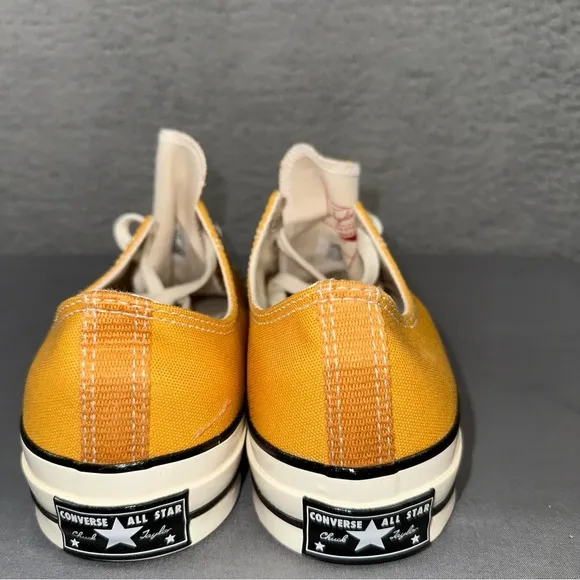 Converse Shoes Mens 10.5 Yellow Chuck 70 OX Low Top Sneakers