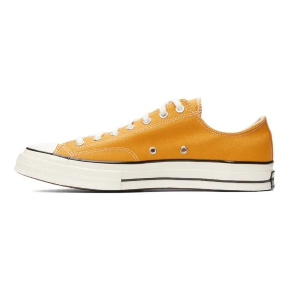Converse Shoes Mens 10.5 Yellow Chuck 70 OX Low Top Sneakers
