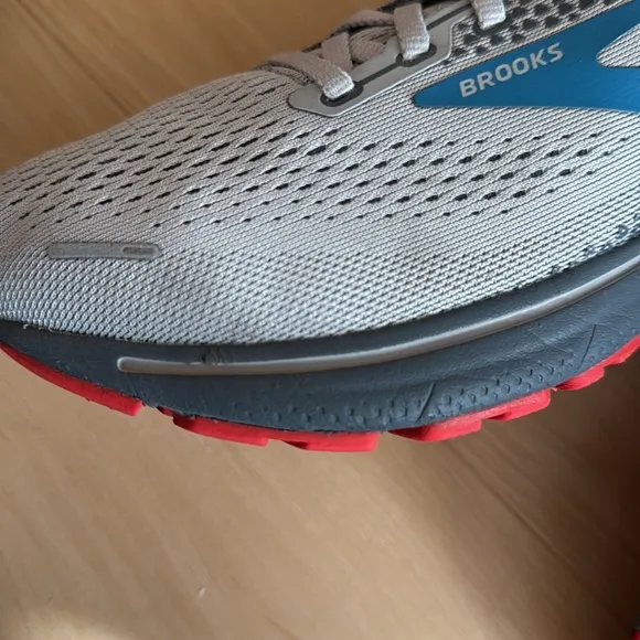 COPY - BROOKS MENS GHOST 14 NEUTRAL ROAD RUNNING SHOE SNEAKER GRAY BLUE SIZE 8.5