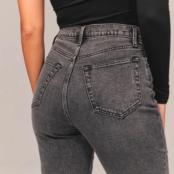 Curve Love Ultra High Rise Ankle Straight Jeans “25 Regular”