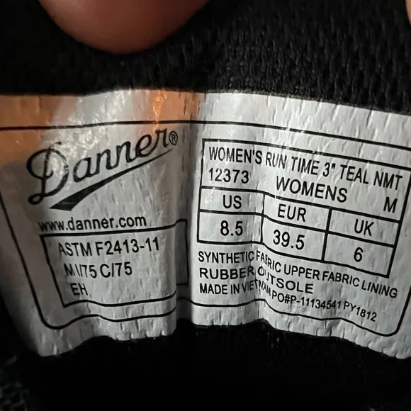 Danner Run Time 3&quot; EH NMT Women’s Work Shoes Compisite Toe Size 8.5