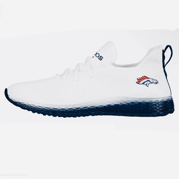 Denver Broncos Mens NFL Sneaker Tennis Shoes