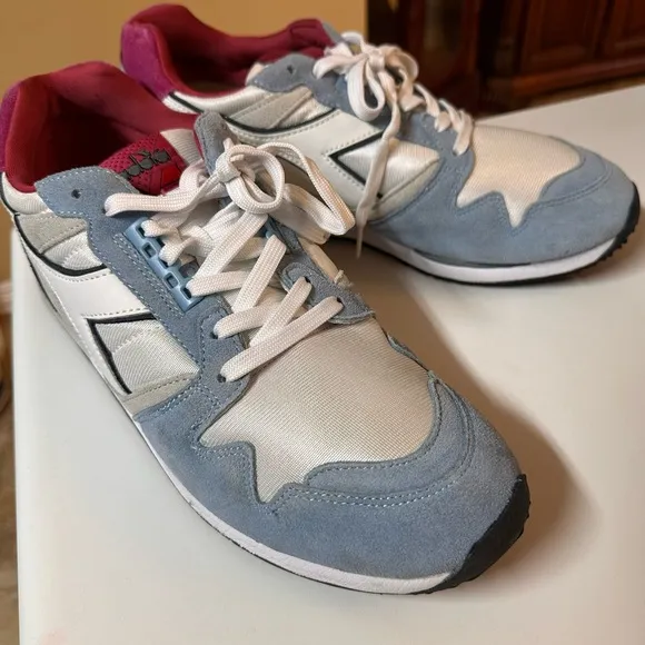 Diadora I.C.‎ 4000 Nyl II 501.170940-C6666 Blue Steel Gray mens shoes size 13