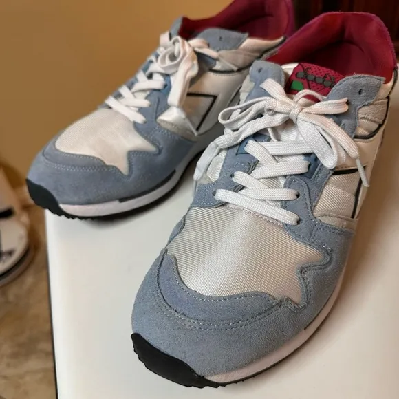 Diadora I.C.‎ 4000 Nyl II 501.170940-C6666 Blue Steel Gray mens shoes size 13