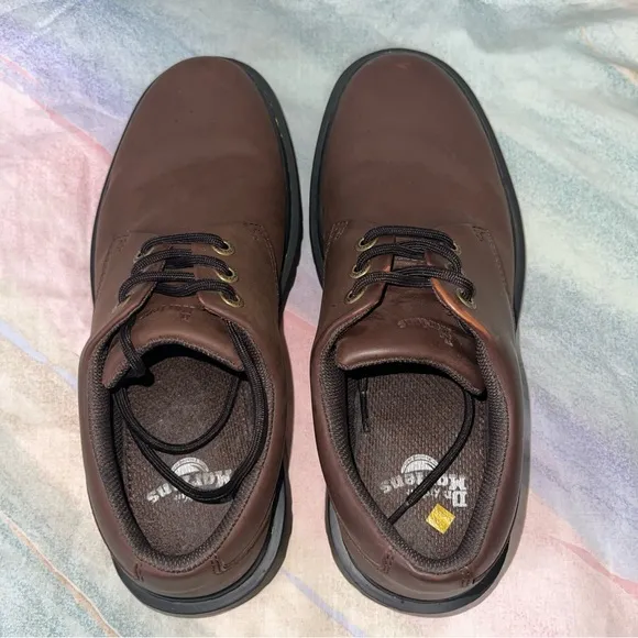 Dr Martens kent leather dark brown crazy horse action oxfords shoes men’s 10