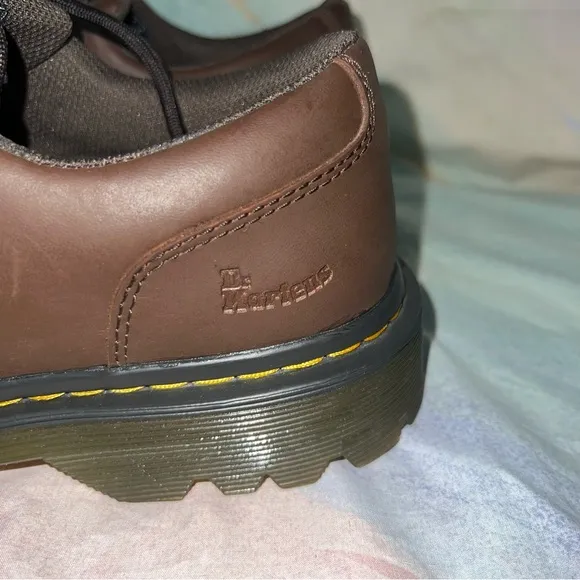 Dr Martens kent leather dark brown crazy horse action oxfords shoes men’s 10