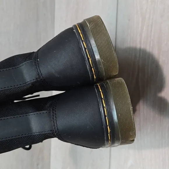 Dr.Martens Womens Combs Y High Top Moto Boots shoes sz 7