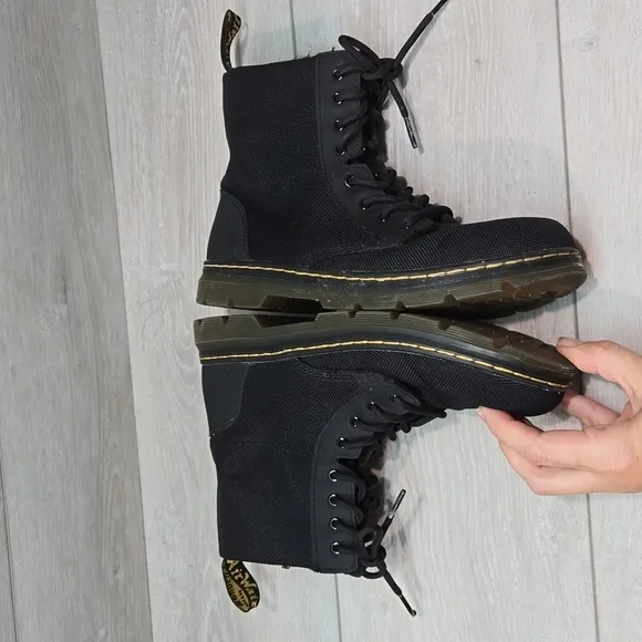 Dr.Martens Womens Combs Y High Top Moto Boots shoes sz 7