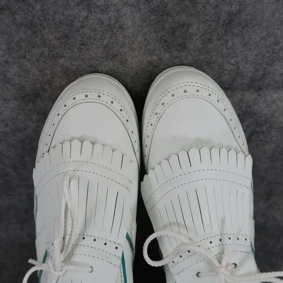 Etonic Shoes Womens 6 Golf Athletic Classic Cleats Leather Fringe Oxford Vintage