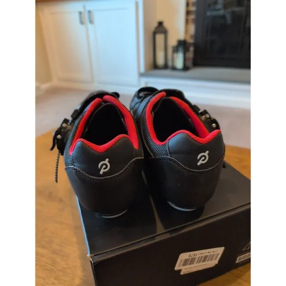 EUC Peloton cycling shoes with look delta cleats and box EU 44 US men's 10.5