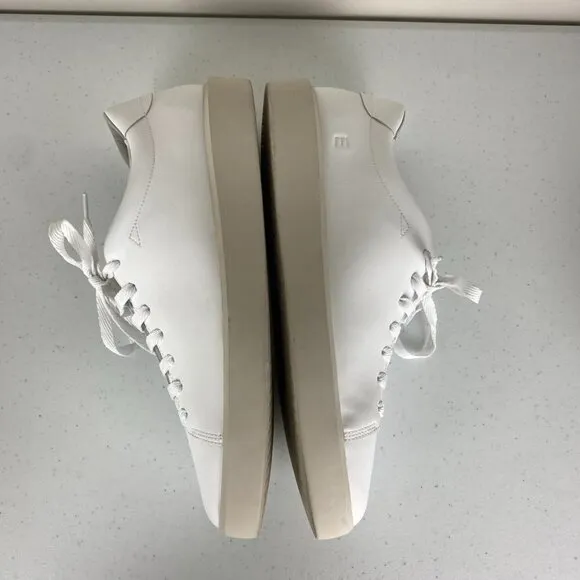 Everlane Releather Tennis Shoes Sneakers White Womens 12.5 Mens 10.5