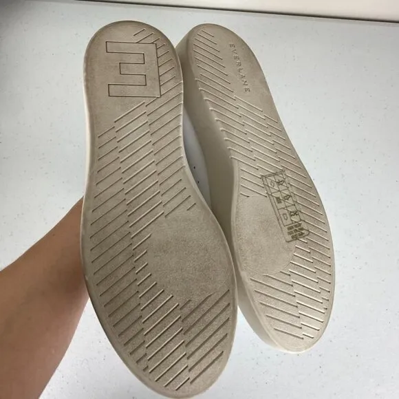Everlane Releather Tennis Shoes Sneakers White Womens 12.5 Mens 10.5