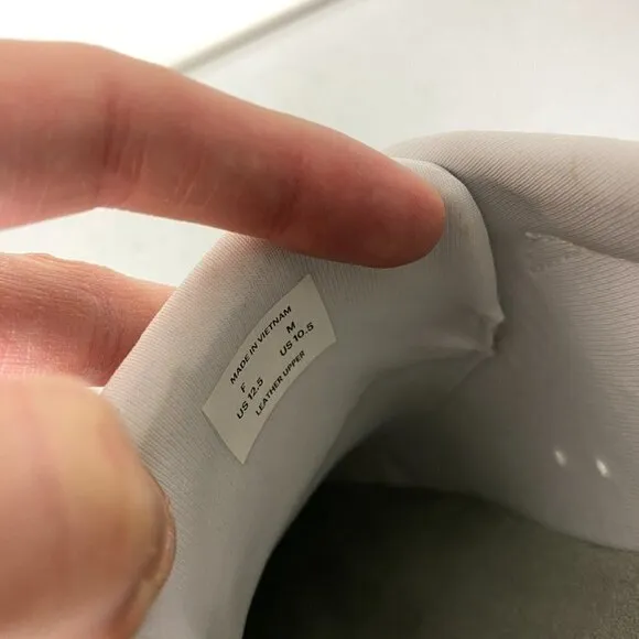Everlane Releather Tennis Shoes Sneakers White Womens 12.5 Mens 10.5