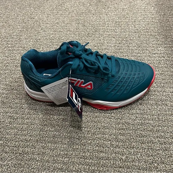 Fila Axilus Energized 2 Tennis Shoes Color Turquoise Men's Size 10.5