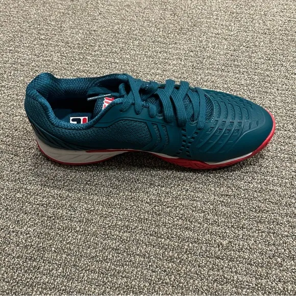 Fila Axilus Energized 2 Tennis Shoes Color Turquoise Men's Size 10.5