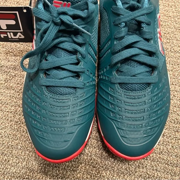 Fila Axilus Energized 2 Tennis Shoes Color Turquoise Men's Size 10.5