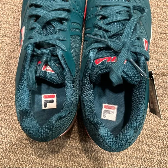 Fila Axilus Energized 2 Tennis Shoes Color Turquoise Men's Size 10.5
