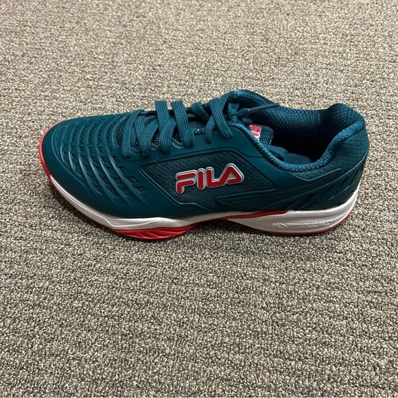Fila Axilus Energized 2 Tennis Shoes Color Turquoise Men's Size 10.5