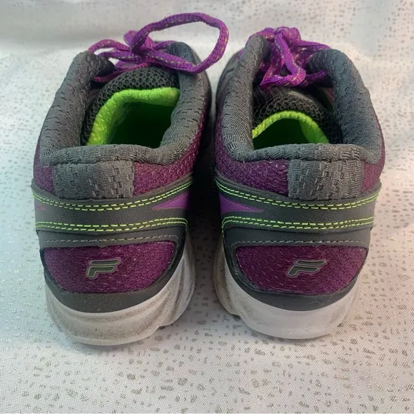 FILA Women’s Cool Max Fresh 3 Running Shoes Low Top Lace-Up 7.5 Purple