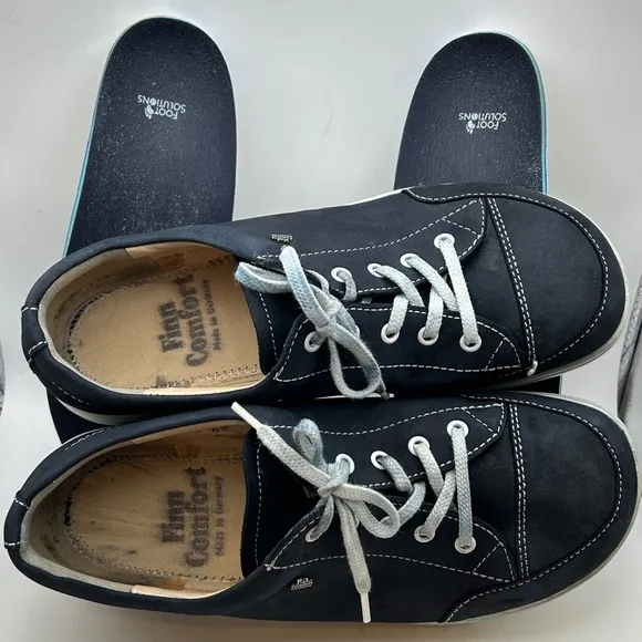 FINN COMFORT IKEBUKURO MAVISI DIVA ladies sneakers 6.5 Black Shoes comfort