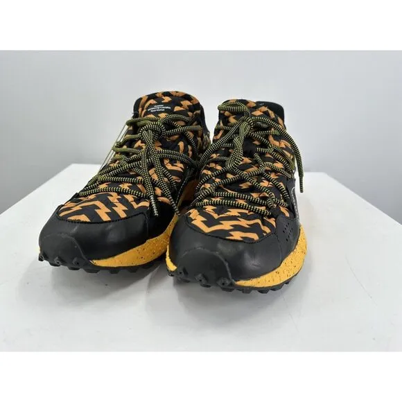 Flower Mountain FM65007 Dandelion Sneakers In Black And Orange Size 45