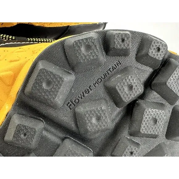 Flower Mountain FM65007 Dandelion Sneakers In Black And Orange Size 45