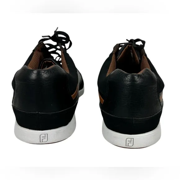 Footjoy FJ Contour Casual Spikeless Golf Shoes Black 54284 Men Size 13 M Outdoor