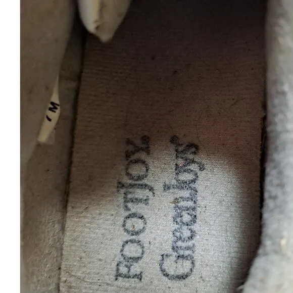 FootJoy FJ White and Tan Saddle‎ Shoe Cleats Size 7