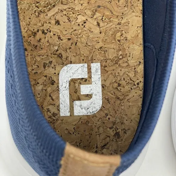 FootJoy Flex LE2 Golf Shoes Men’s Size 9M Blue Brown Style 56118 Comfort Leisure