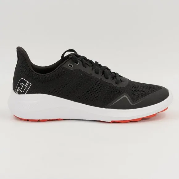 FootJoy Men's FJ Flex 'Black/White/Red' Spikeless Golf Cleats 56141 size 8 - 12