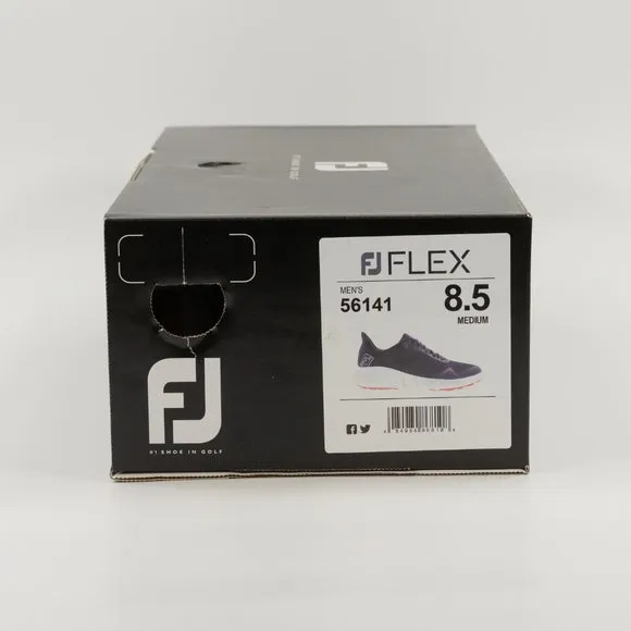 FootJoy Men's FJ Flex 'Black/White/Red' Spikeless Golf Cleats 56141 size 8 - 12