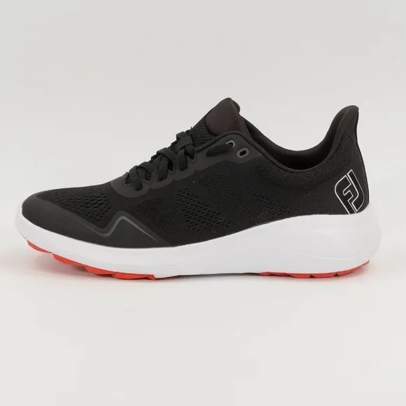 FootJoy Men's FJ Flex 'Black/White/Red' Spikeless Golf Cleats 56141 size 8 - 12