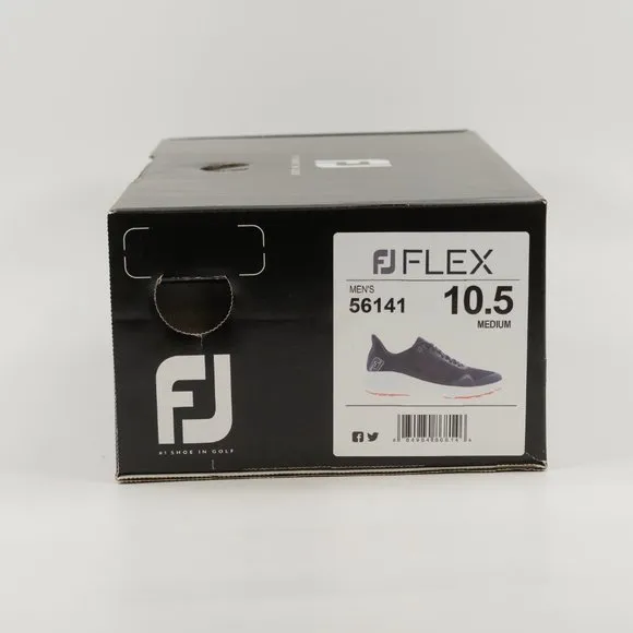 FootJoy Men's FJ Flex 'Black/White/Red' Spikeless Golf Cleats 56141 size 8 - 12