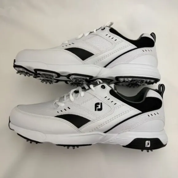 FootJoy Men's Sneaker-Previous Season Style Golf Shoes 11 M White/Black NWoB