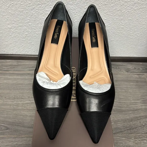 Franco Sarto Darcy Pump In Black Leather