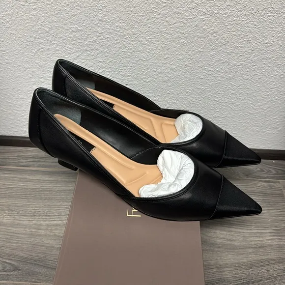 Franco Sarto Darcy Pump In Black Leather