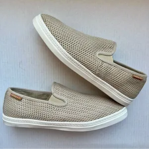 Gant Frank Tan Knit Weave Slip On Comfort Shoes White Soles Men’s EU 45 US 11.5
