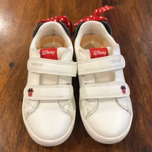 Geox 9T US Minnie Mouse Bow Tennis Shoes