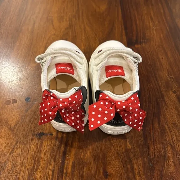 Geox 9T US Minnie Mouse Bow Tennis Shoes