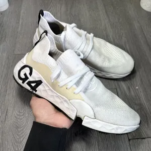 G/FORE MG4.1 Knit Spikeless Mens Golf Training Shoes Size 12.5 White Fore Play